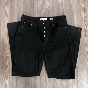 Re/done black jeans
